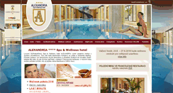 Desktop Screenshot of hotelalexandria.cz
